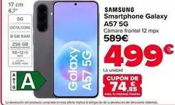 Carrefour Samsung - smartphone galaxy a57 5g oferta