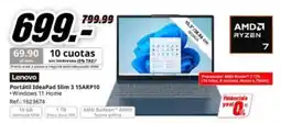 MediaMarkt Lenovo - porçall ideapad slim 3 15arp10 oferta