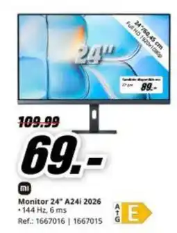 MediaMarkt Ms - monitor a24i 2026 oferta