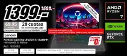 MediaMarkt Lenovo - pertxiall camping legion 5 15ahp11 oferta