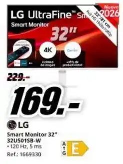 MediaMarkt Lg - smart monitor 32 32u5015b-w oferta