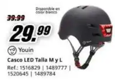 MediaMarkt Blanco - casco led talla my l oferta