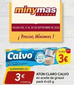 Minymas Calvo - atun claro oferta