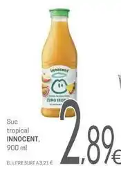 Valvi Supermercats Innocent - suc tropical oferta