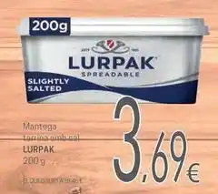 Valvi Supermercats Lurpak - mantega tarrina amb cal oferta