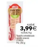 Supermercados Aquí Coren - touciño entrefebrado curado anacos oferta