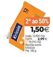 Supermercados Aquí Krissia - barrinas surimi oferta