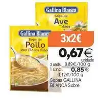 Supermercados Aquí Gallina blanca - sopas oferta