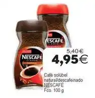 Supermercados Aquí Nescafé - café solúbel natural/descafeinado oferta