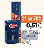 Supermercados Aquí Barilla - pasta oferta