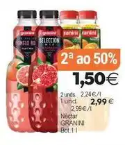 Supermercados Aquí Granini - néctar oferta
