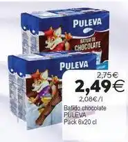 Supermercados Aquí Puleva - batido chocolate oferta