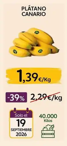 AhorraMas Solo - platano canario oferta