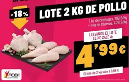AhorraMas Lote de pollo oferta