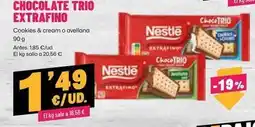 AhorraMas Nestlé - chocolate trio extrafino oferta