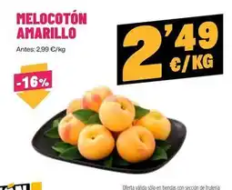 AhorraMas Melocoton amarillo oferta