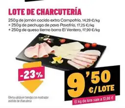 AhorraMas Campofrío - lote de charcuteria oferta