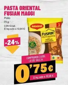 AhorraMas Maggi - pasta oriental fusian oferta