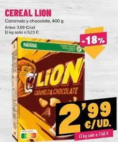 AhorraMas Nestlé - cereal lion oferta