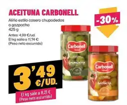 AhorraMas Carbonell - aceituna oferta