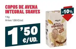 AhorraMas Copos de avena integral suaves oferta