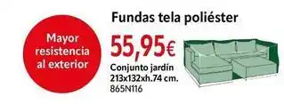 Fundas tela poliéster