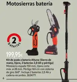 Cadena88 Altuna - motosierras batería oferta