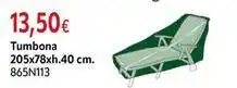 Cadena88 Tumbona 205x78xh.40 cm oferta