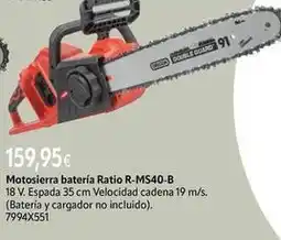 Cadena88 Ratio - motosierra batería r-ms40-b oferta