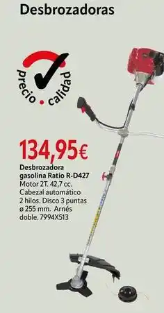 Cadena88 Ratio - desbrozadora gasolina r4d27 oferta