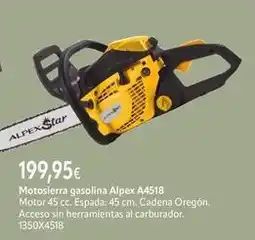Cadena88 Alpex - motosierra gasolina a4518 oferta