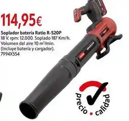 Cadena88 Ratio - soplador batería r-s20p oferta