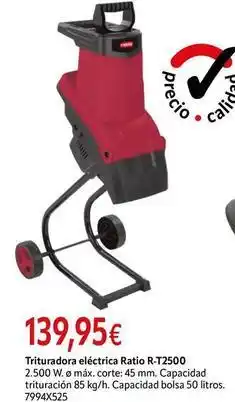 Cadena88 Ratio - trituradora eléctrica rt2500 oferta