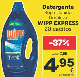 Masymas Wipp express - detergente ropa liquido limpieza oferta