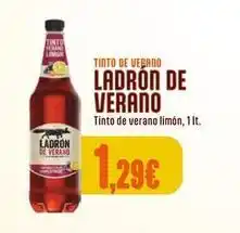 Supermercados Lupa Ladrón de verano - tinto de verano limon oferta