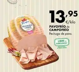 Supermercados Lupa Pavofrio campofrío - pechuga de pavo oferta