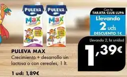 Supermercados Lupa Puleva - max crecimiento + desarrollo sin lactosa o con cereales oferta