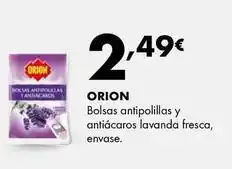 Supermercados Lupa Orion - bolsas antipolillas y antiácaros lavanda fresca oferta