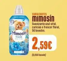 Supermercados Lupa Mimosín - suavizante azul vital, caricias o frescor floral oferta