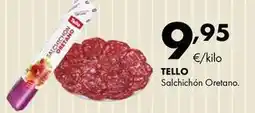 Supermercados Lupa Tello - salchichon oretano oferta