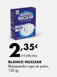 Supermercados Lupa Blanco nuclear - blanqueador ropa en polvo oferta