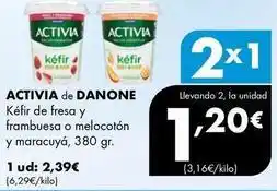 Supermercados Lupa Activia/danone - kefir de fresa y frambuesa oferta