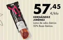 Supermercados Lupa Hernandez jimenez - lomo de cebo iberico oferta