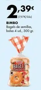 Supermercados Lupa Bimbo - bagels de semillas oferta