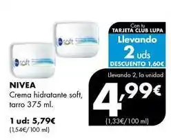 Supermercados Lupa Nivea - crema hidratante soft oferta