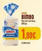 Supermercados Lupa Bimbo - pan sin corteza oferta