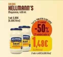 Supermercados Lupa Hellmann's - mayonesa oferta