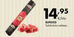 Supermercados Lupa Elpozo - salchichón nobleza oferta