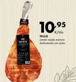 Supermercados Lupa Tello - jamón asado esencia deshuesado con pata oferta