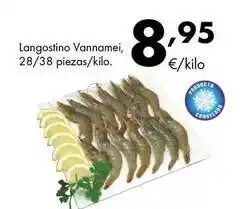 Supermercados Lupa Langostino vannamei oferta